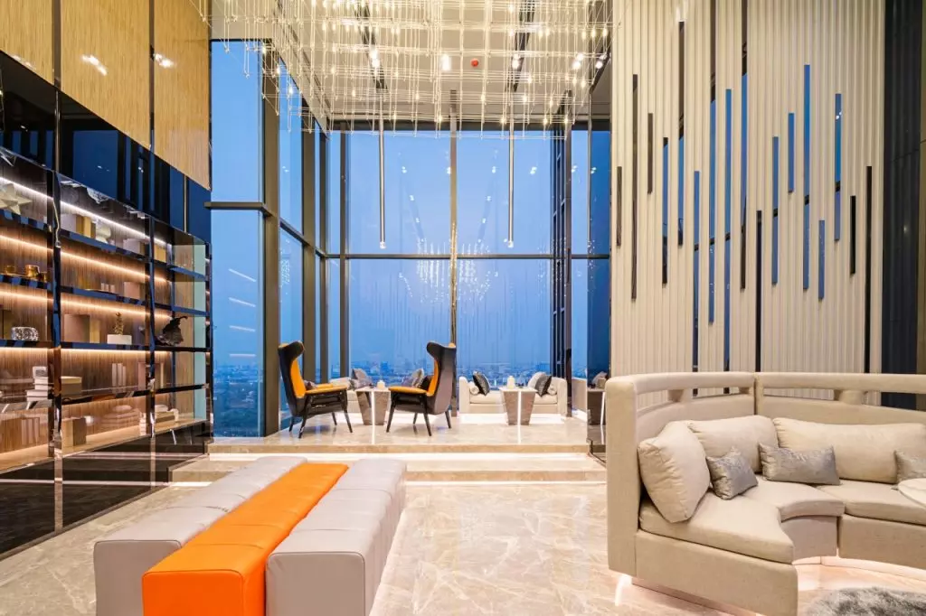 Life Ladprao condominium lounge, Bangkok