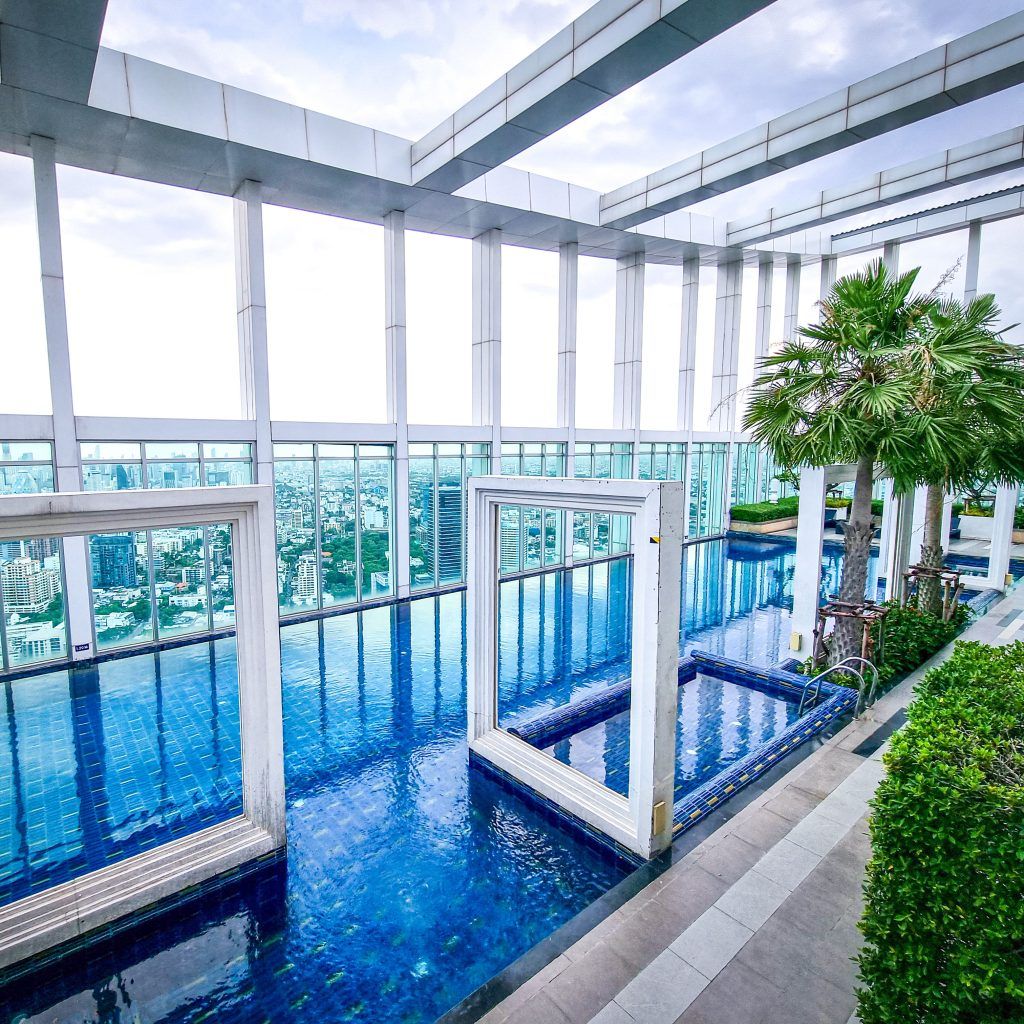 How DTV Visa Holders Can Rent a Condo in Thailand Without a Local Bank Account 1 Rhythm Phahon-Ari condominium pool deck, Bangkok